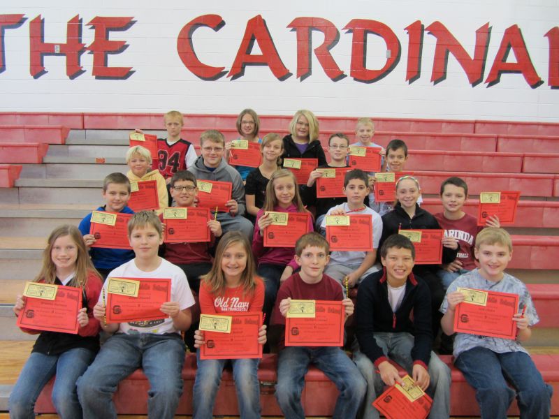 Clarinda CSD Middle School Honor Awards Assembly for First Trimester Held