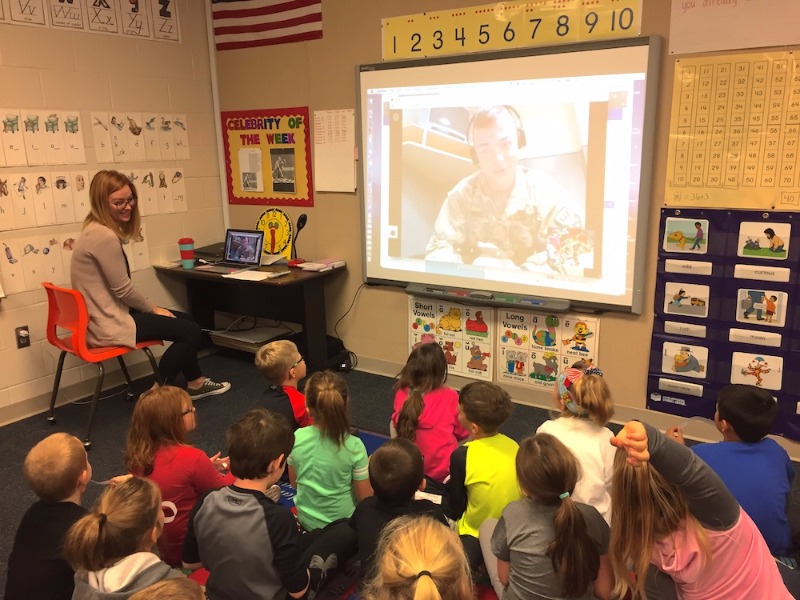 Clarinda CSD Facetime with a Veteran!
